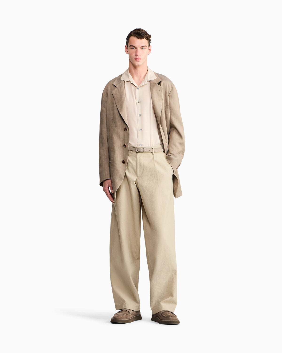 Armani/Archivio double-pleat trousers