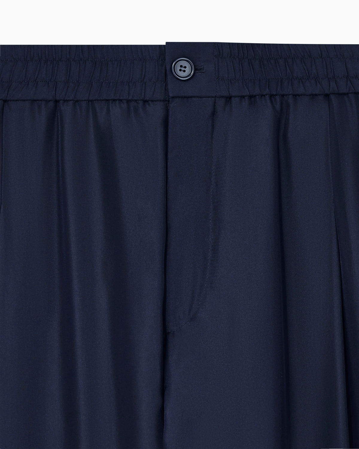 Trouser regular fit silk habotai with cupro lining
