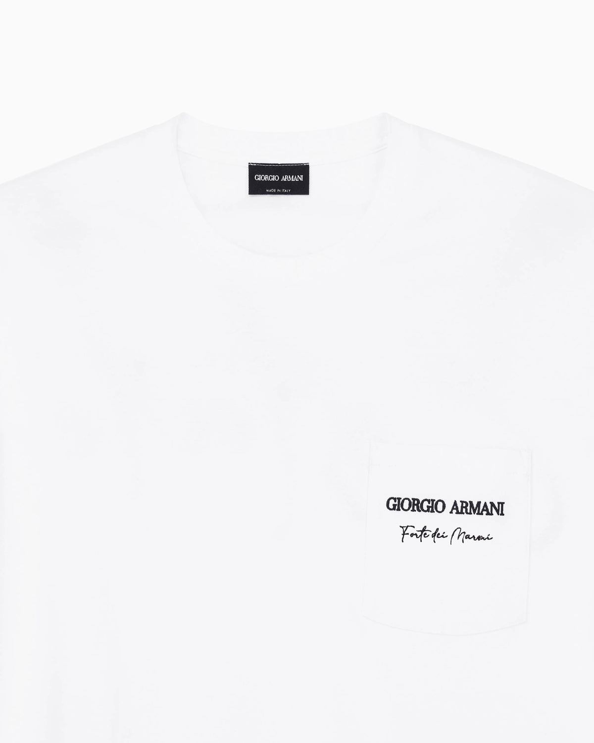 Cotton interlock jersey T-shirt with print on the back