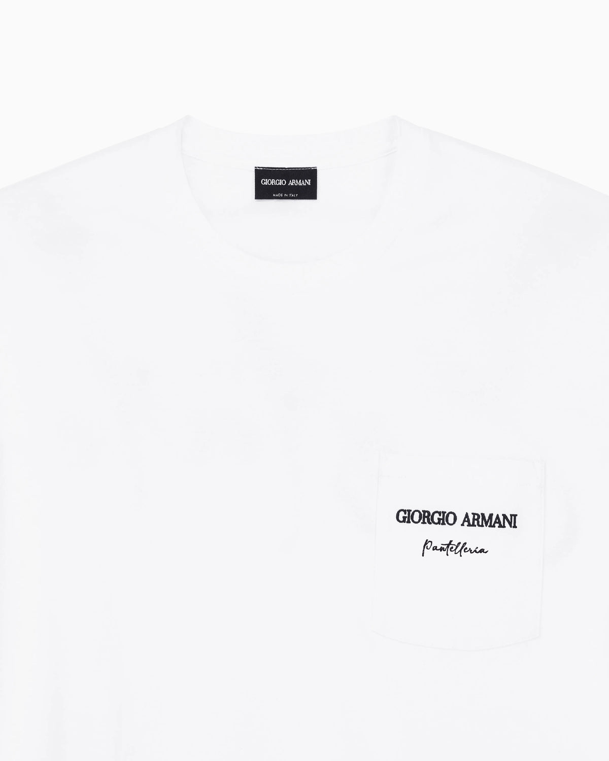 Cotton interlock jersey T-shirt with print on the back