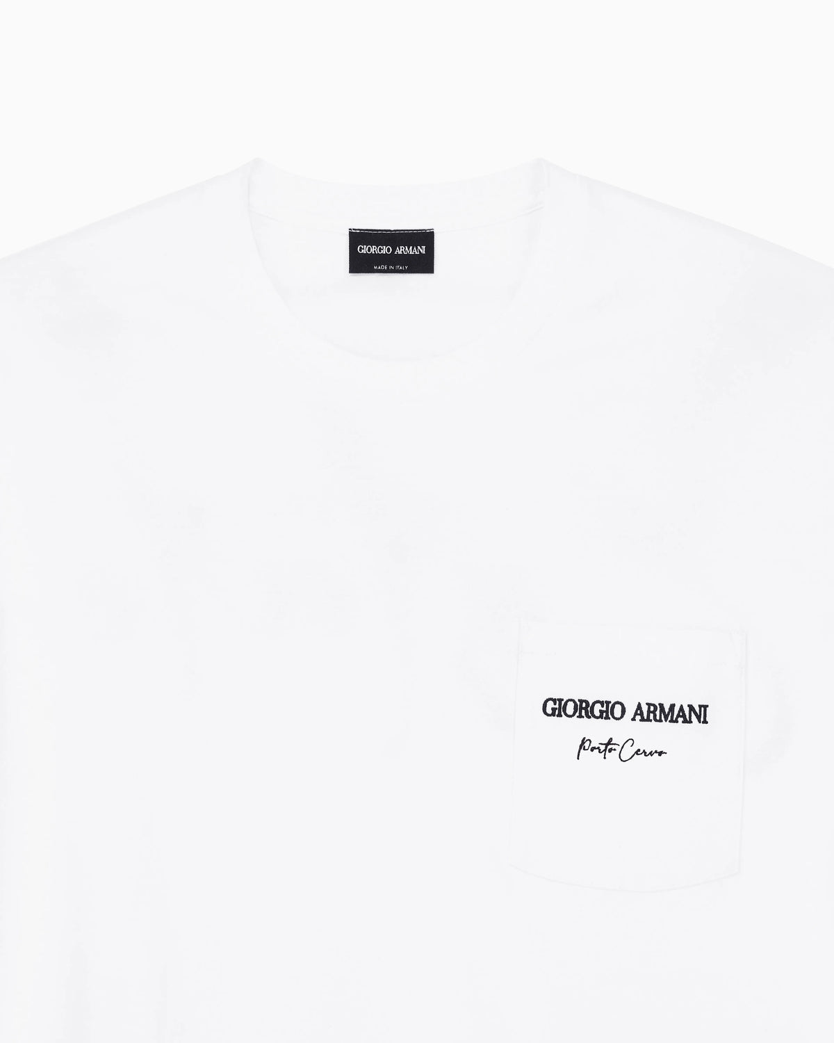 Cotton interlock jersey T-shirt with print on the back