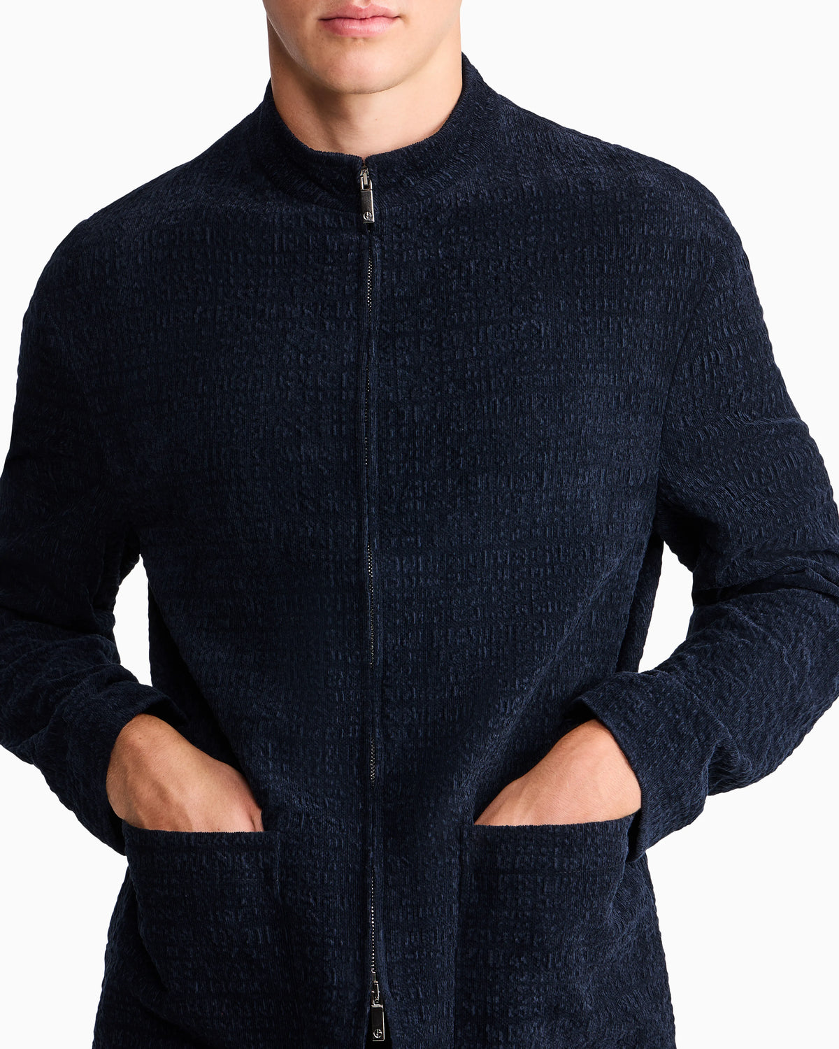 Sport jacket froissè stretch velvet