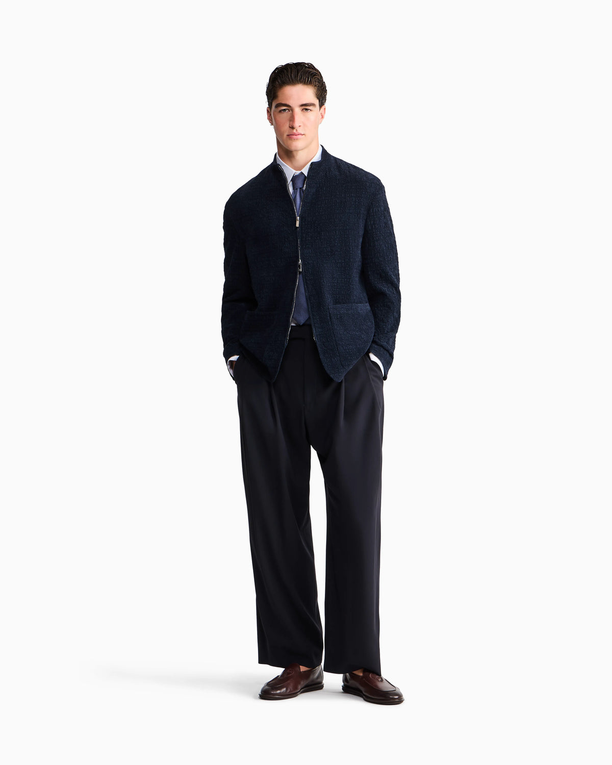 Sport jacket froissè stretch velvet