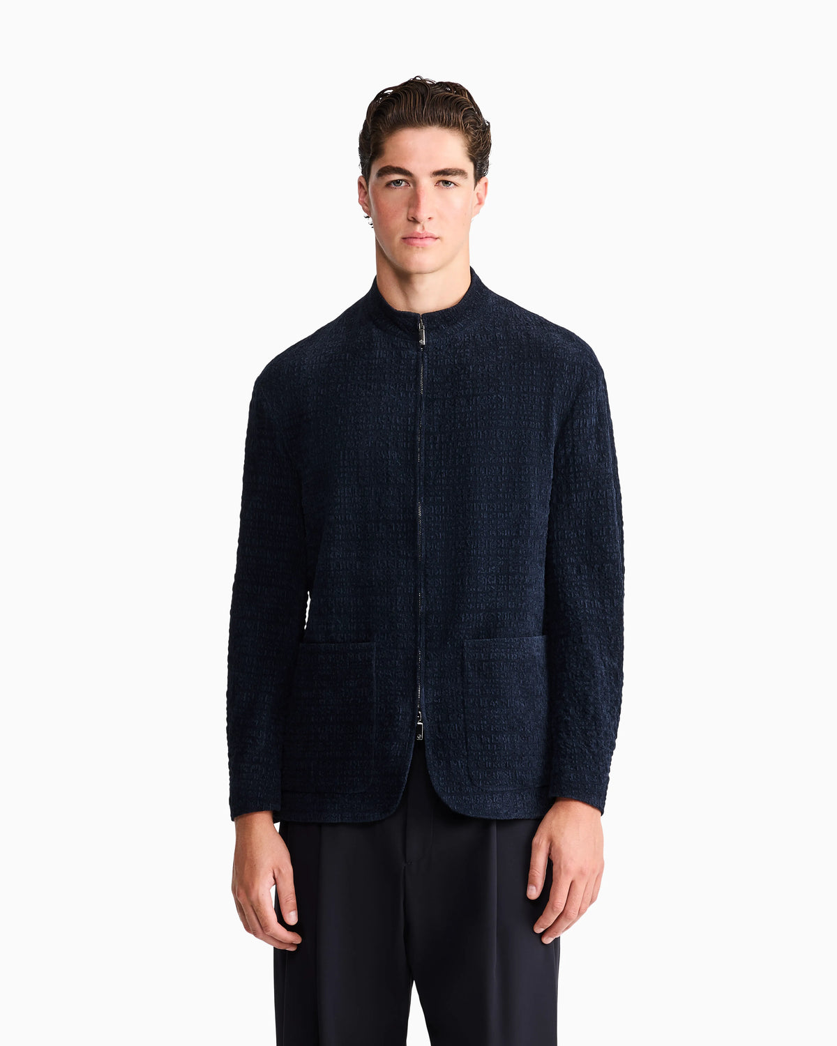 Sport jacket froissè stretch velvet