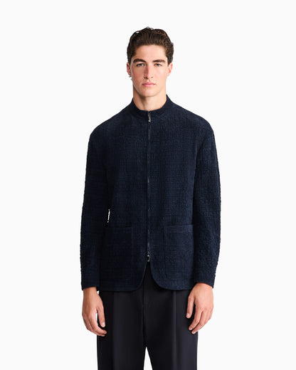 Sport jacket froissè stretch velvet