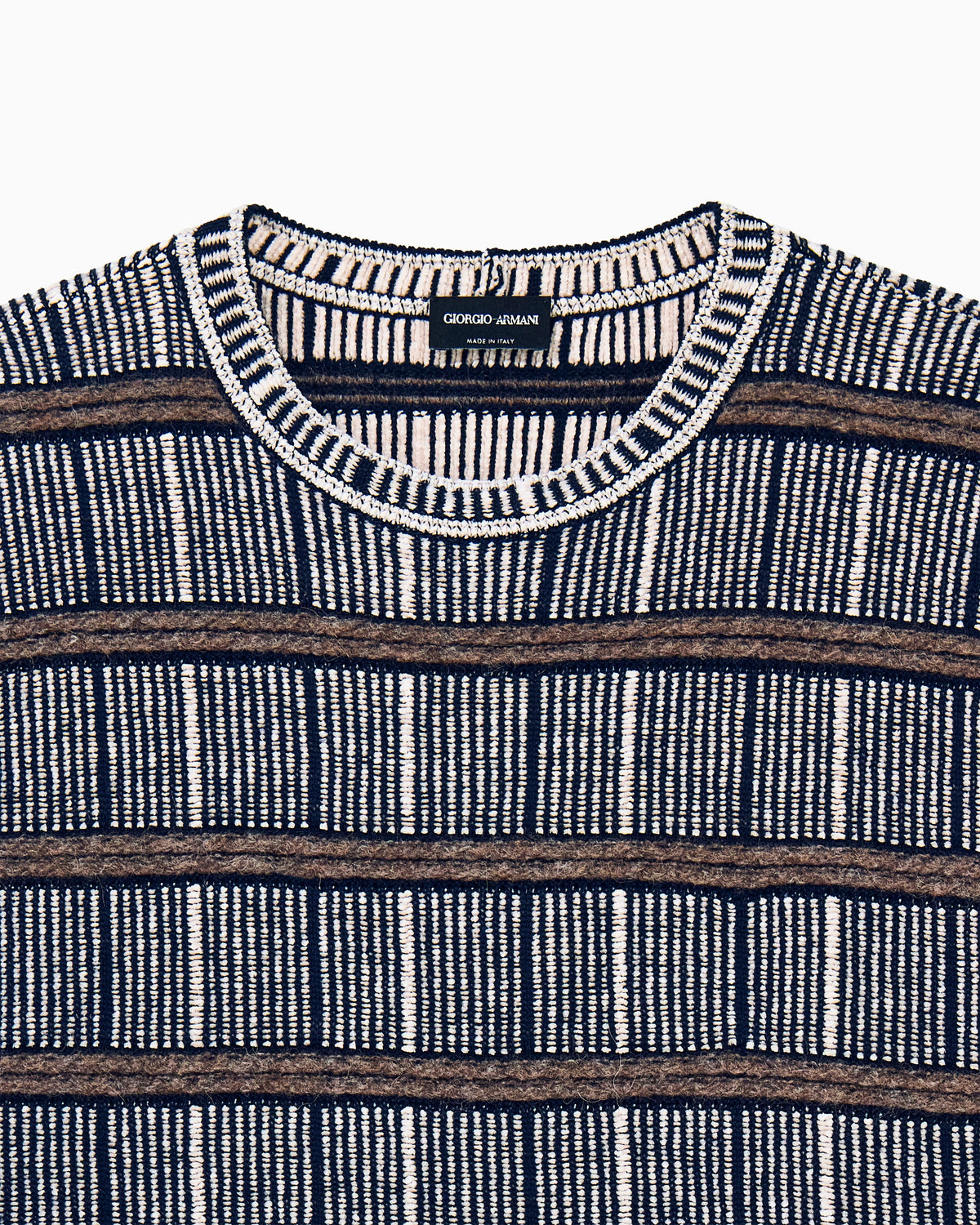 Sweater oversized ribbed silk and virgin wool blend