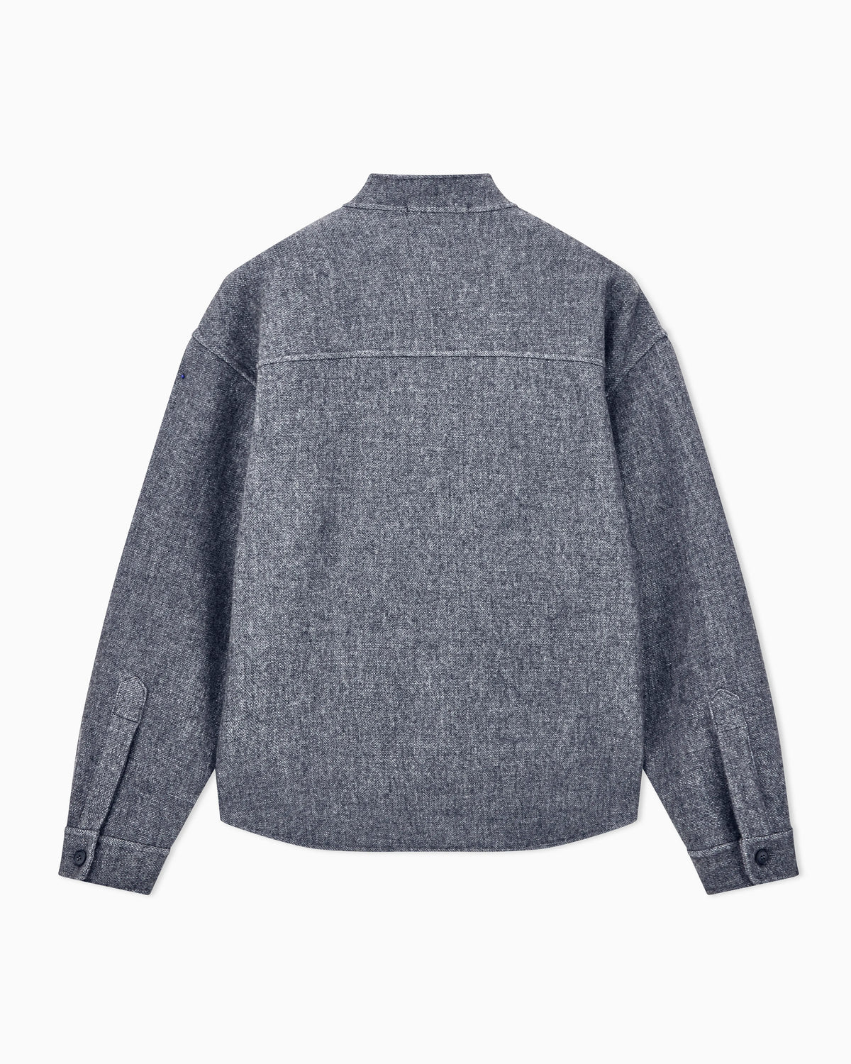 Shirt oversized in silk and cashmere