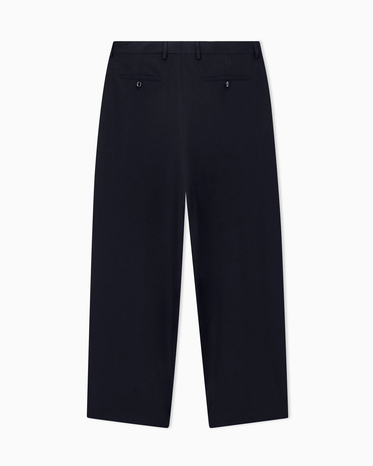 Trouser oversized in virgin wool crepe