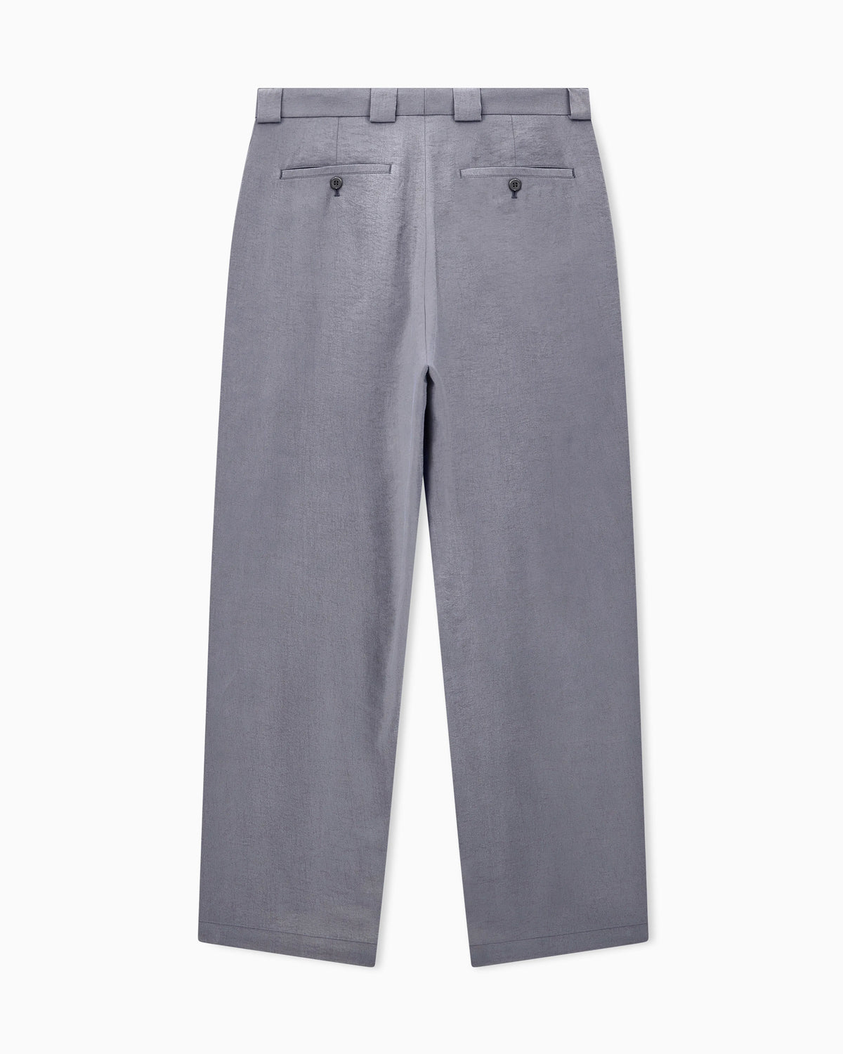 Oversized trousers in a washed silk blend