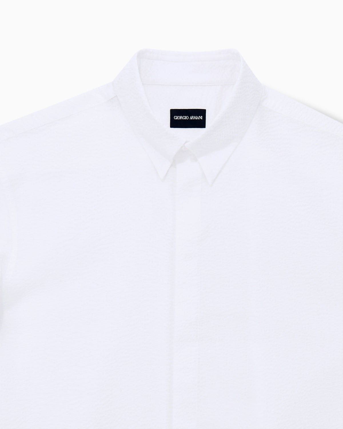 Shirt regular fit in cotton seersucker