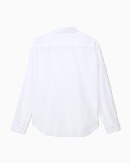 Shirt regular fit in cotton seersucker