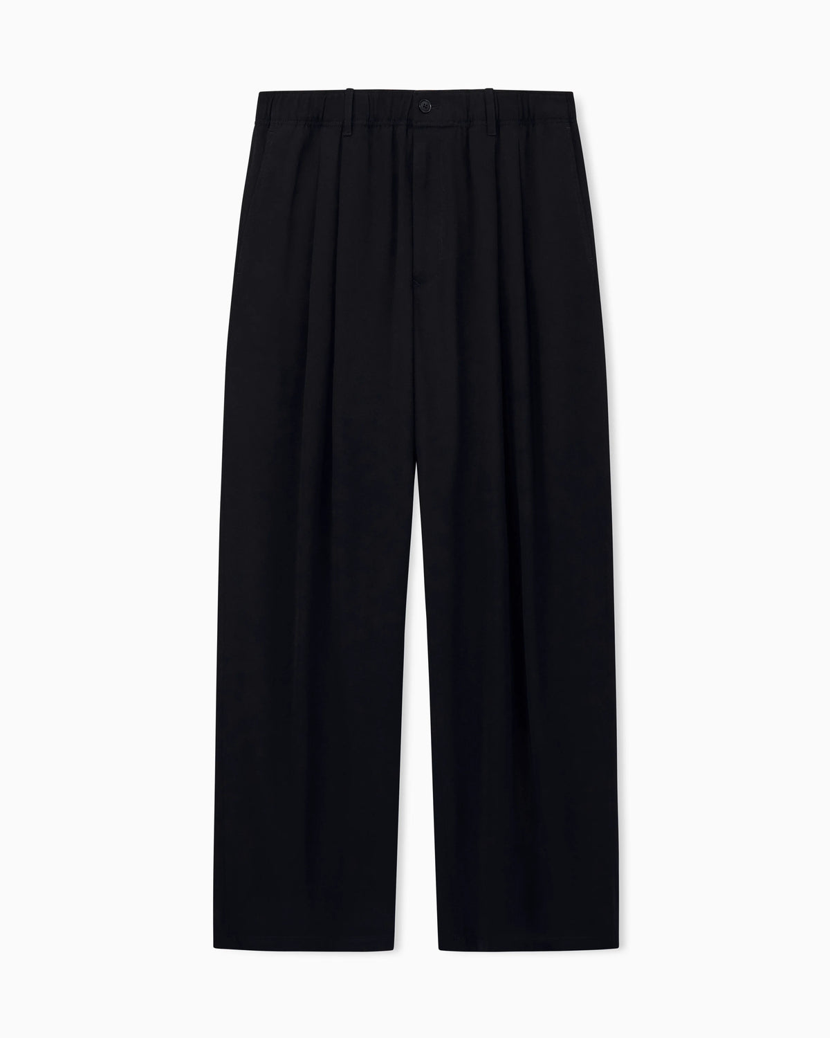 Trouser oversized with vintage viscose and virgin wool
