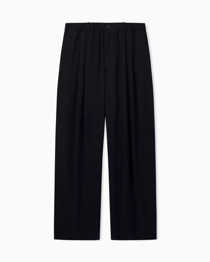 Trouser oversized with vintage viscose and virgin wool