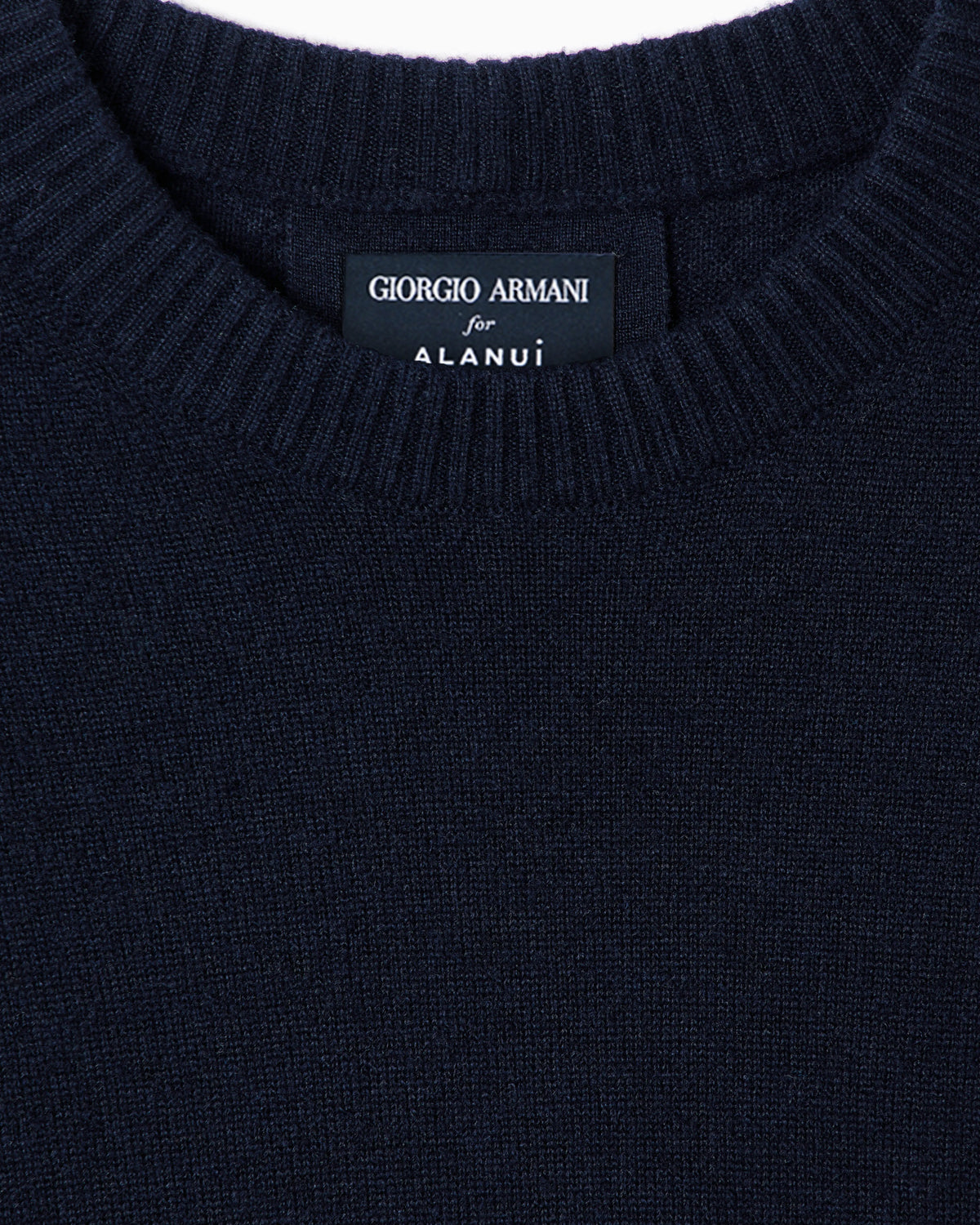 Giorgio Armani for Alanui cashmere and silk crew-neck jumper