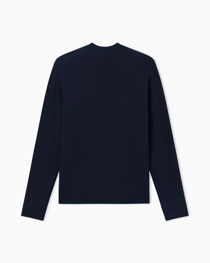 Giorgio Armani for Alanui cashmere and silk crew-neck jumper