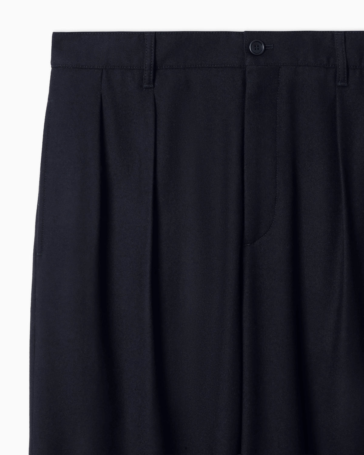 Giorgio Armani for Alanui pure virgin wool double-pleat trousers