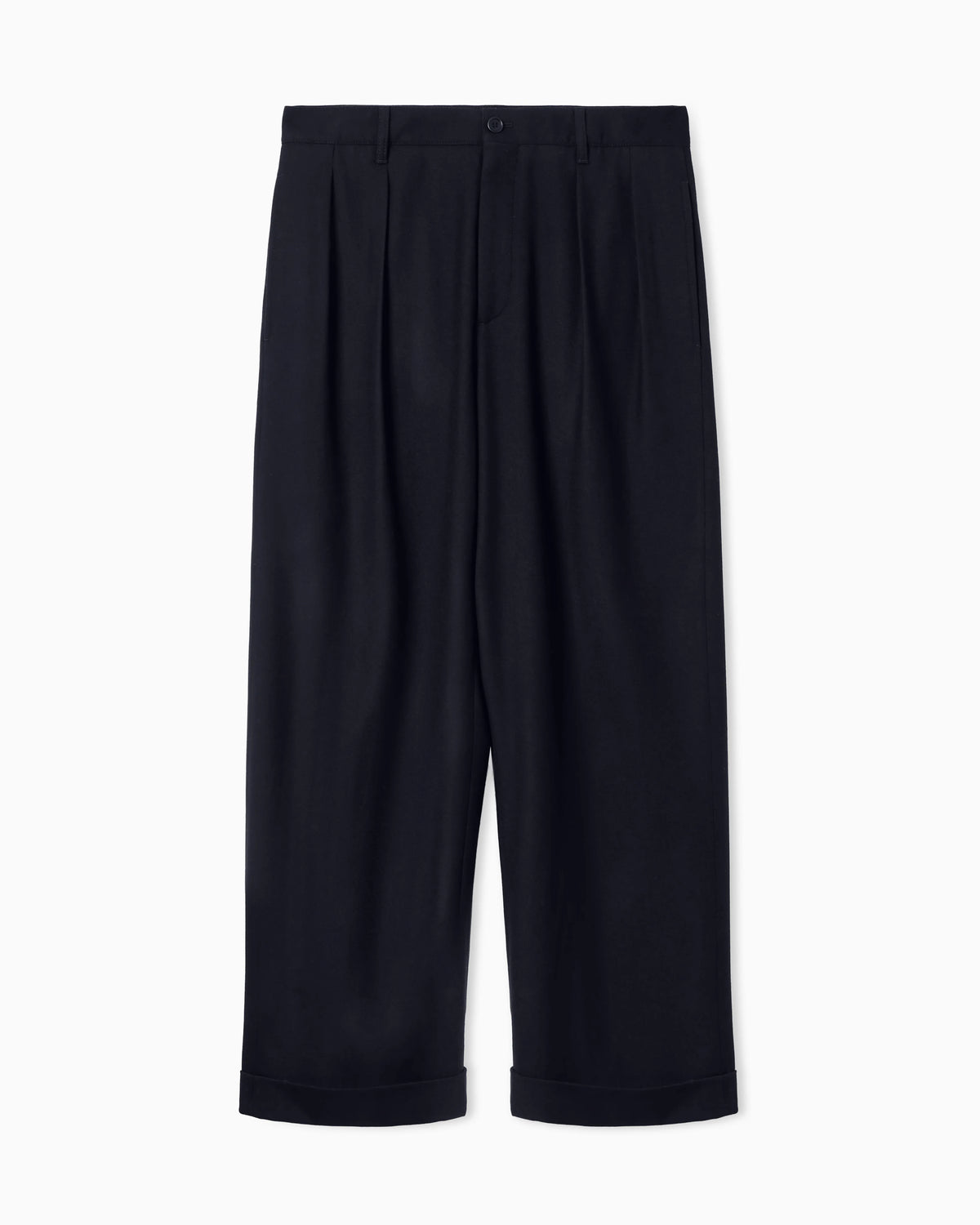Giorgio Armani for Alanui pure virgin wool double-pleat trousers