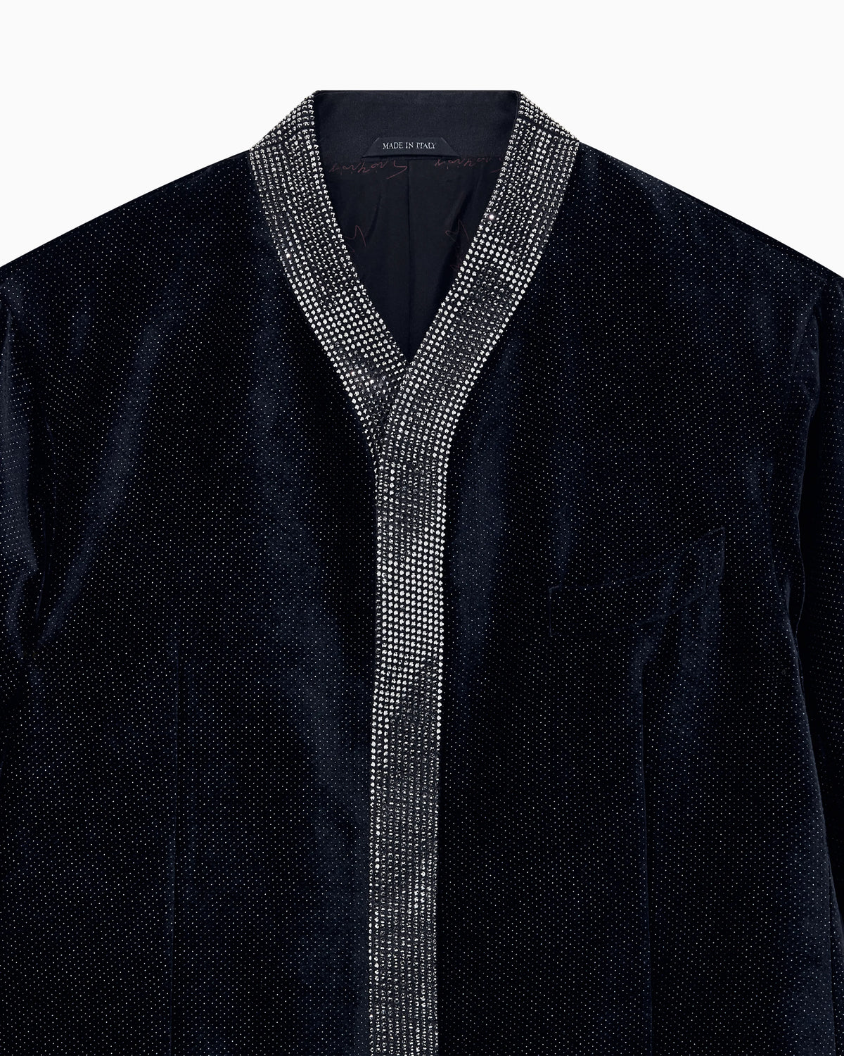 Blazer Giorgio's regular fit dotted silk blend velvet