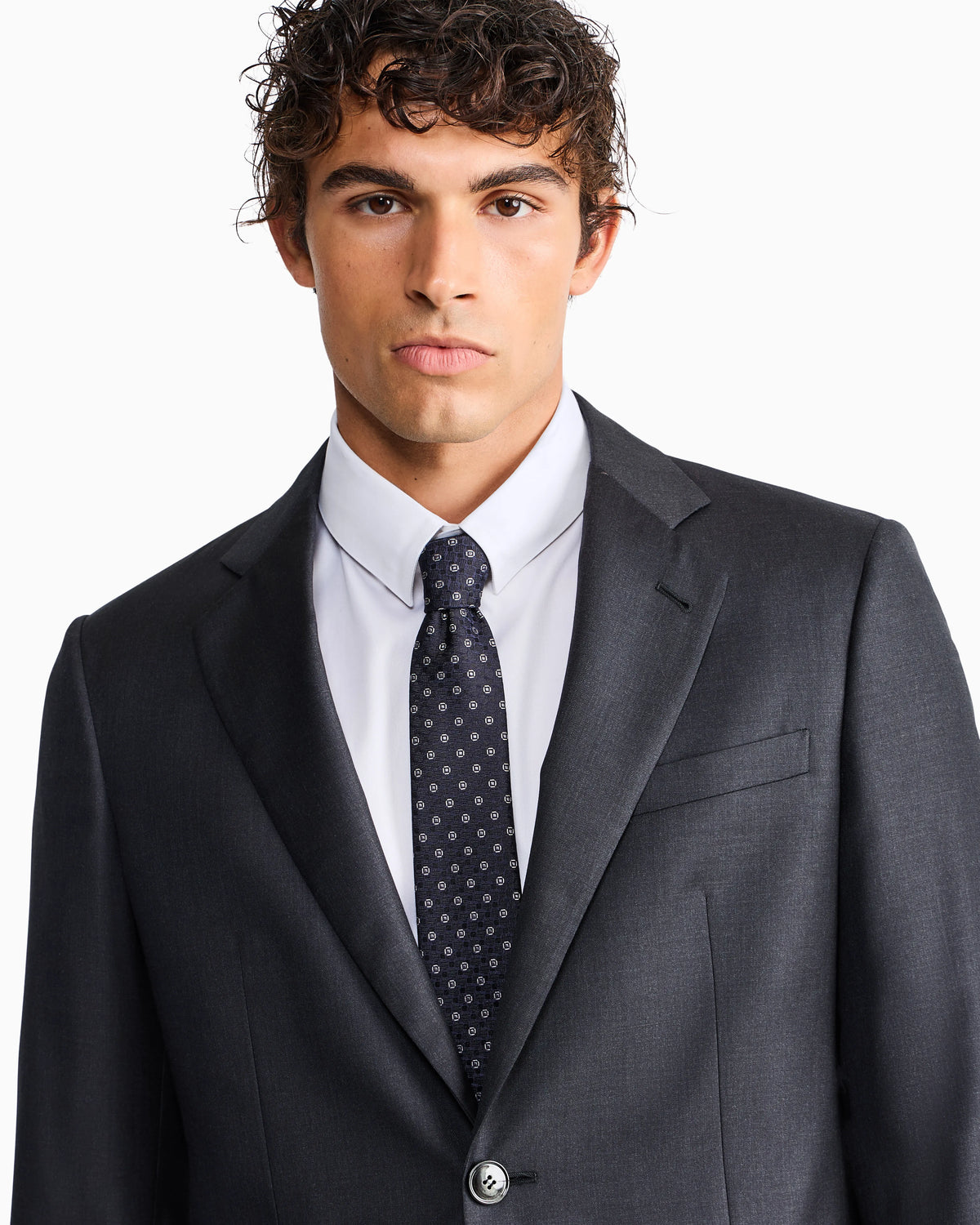 Single-breasted suit Soho in virgin wool and cashmere