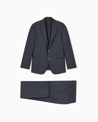 Single-breasted suit Soho in virgin wool and cashmere