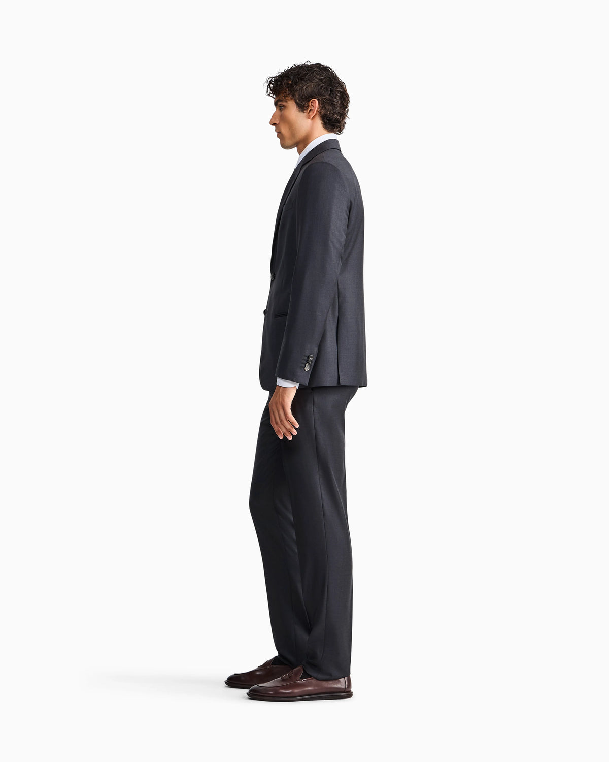 Single-breasted suit Soho in virgin wool and cashmere
