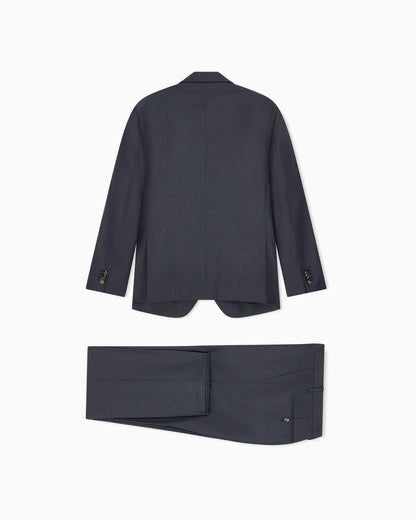 Single-breasted suit Soho in virgin wool and cashmere