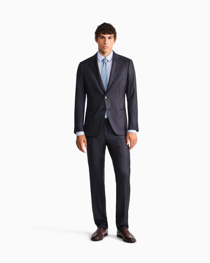 Single-breasted suit Soho in virgin wool and cashmere