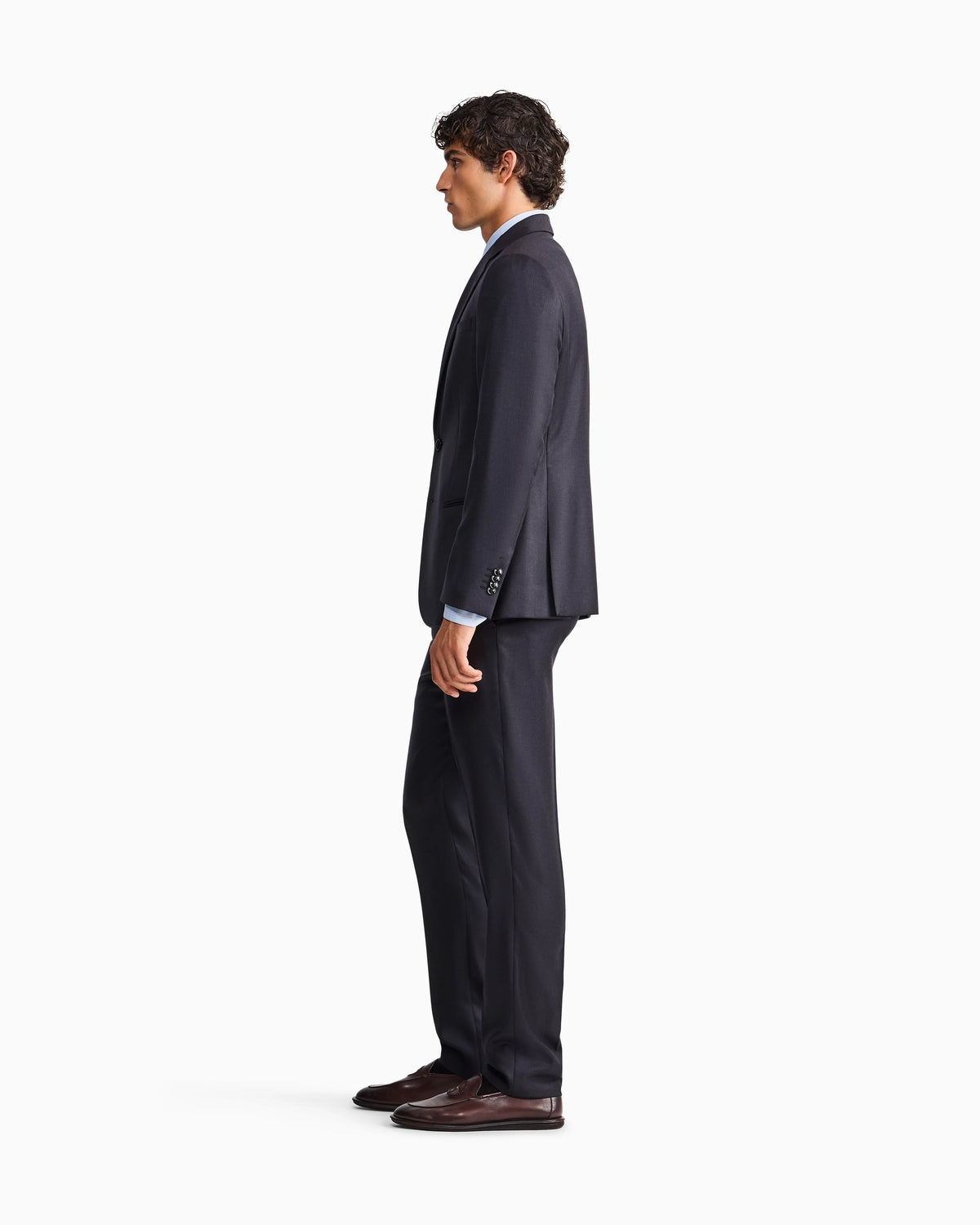 Single-breasted suit Soho in virgin wool and cashmere