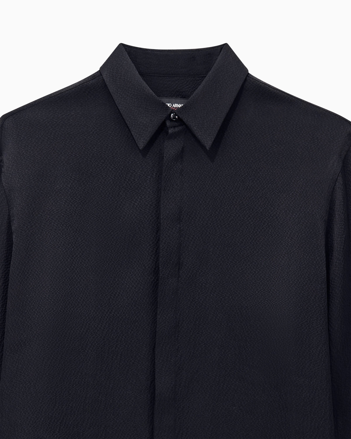 Regular fit shirt Giorgio's in hammered silk satin