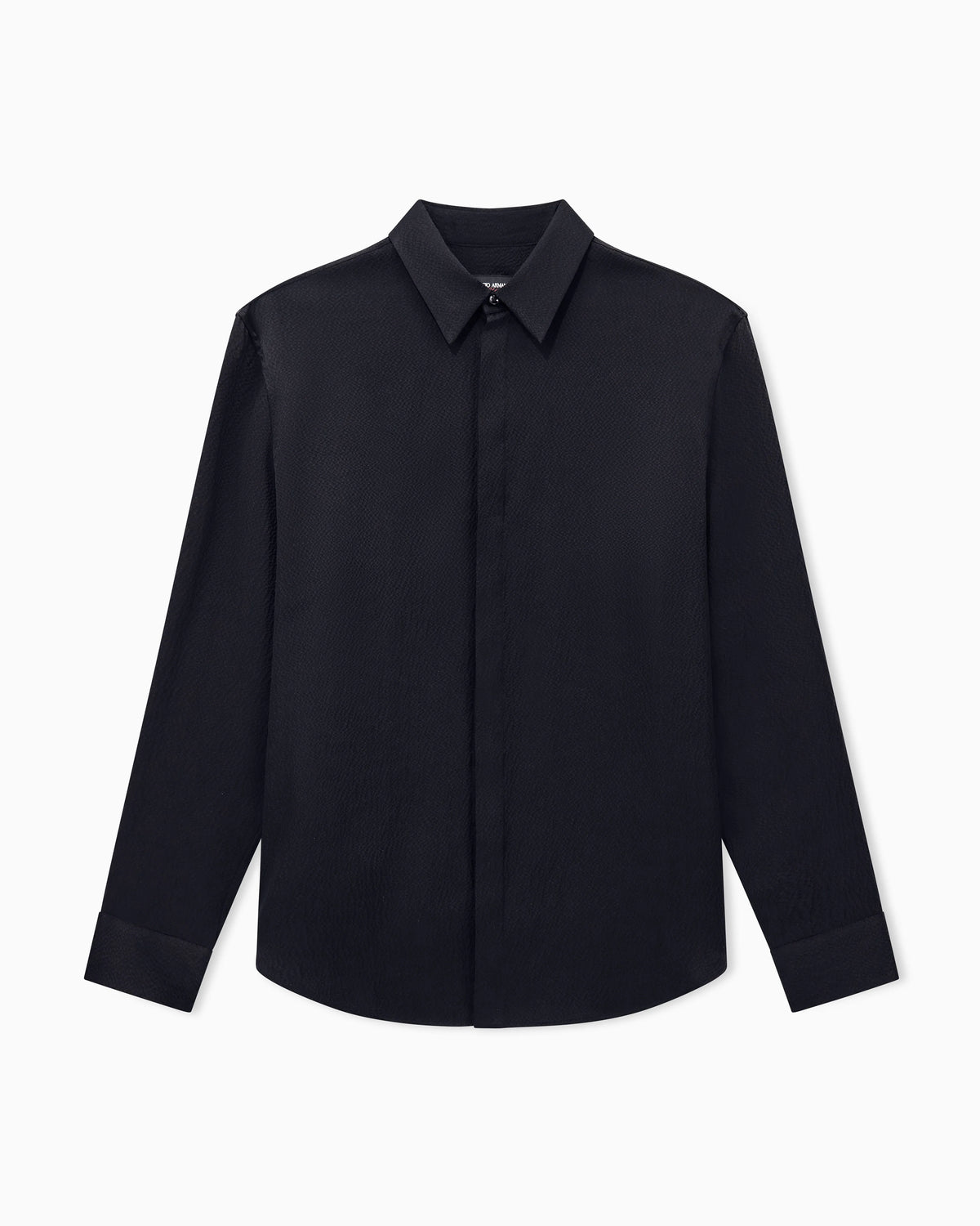 Regular fit shirt Giorgio's in hammered silk satin