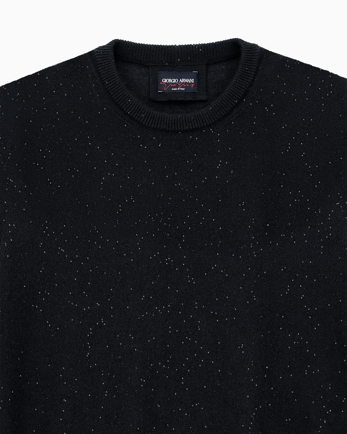 Oversized sweater Giorgio's cashmere and silk reverse stitch