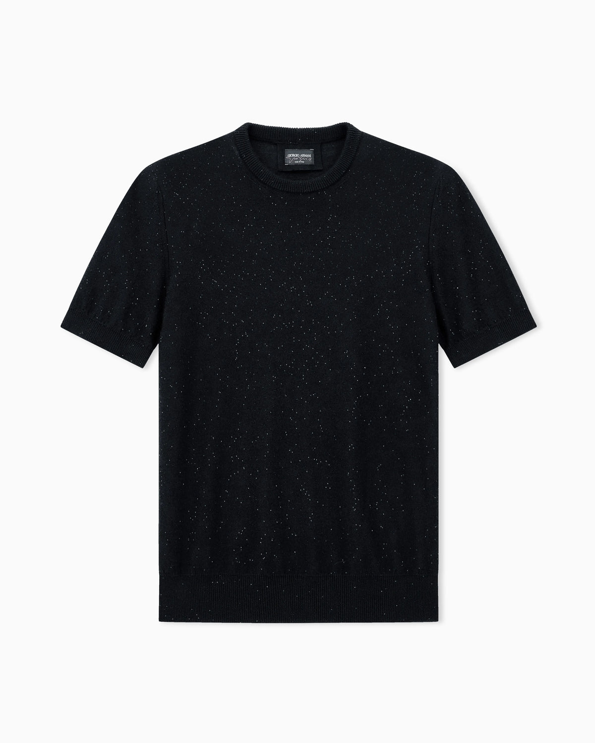 Oversized sweater Giorgio's cashmere and silk reverse stitch