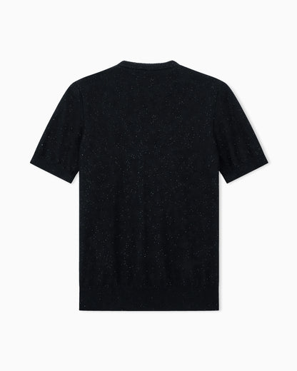 Oversized sweater Giorgio's cashmere and silk reverse stitch