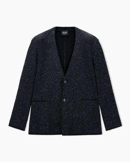 Blazer Giorgio's regular fit double knit cashmere blend