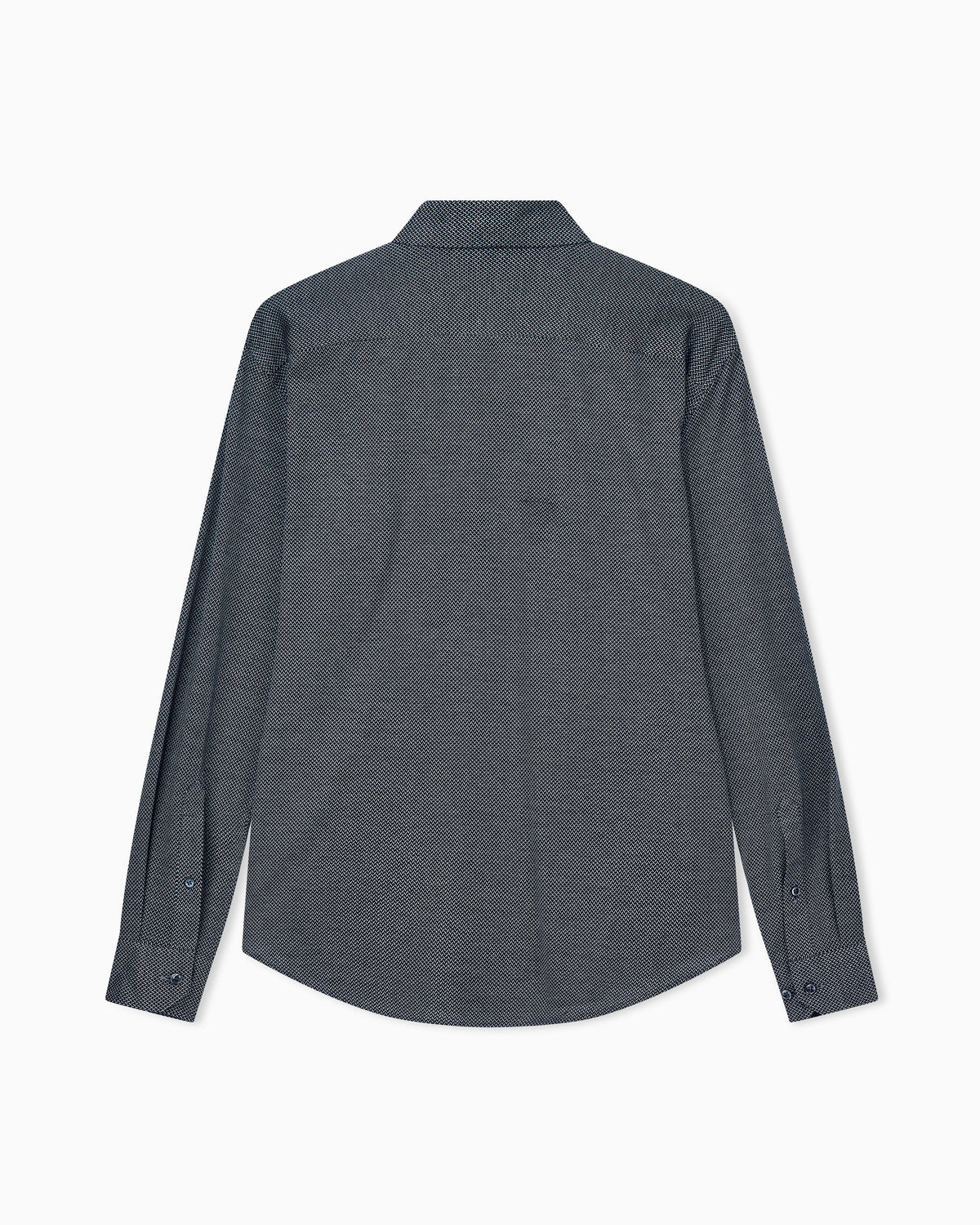 Shirt regular fit in micro jacquard cotton jersey