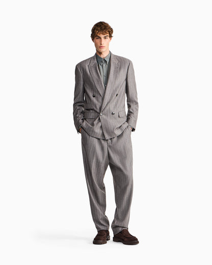 Shirt regular fit in iridescent yarn-dyed silk twill