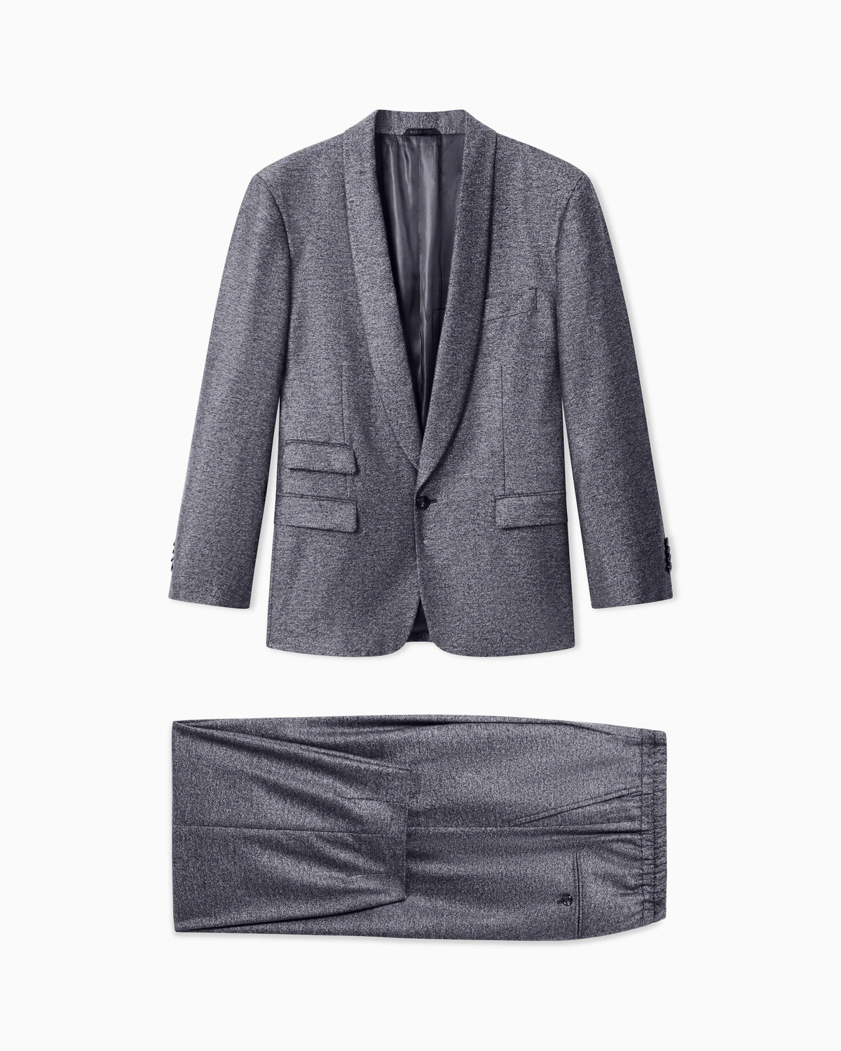 Oversized suit Heritage in cashmere and silk jacquard