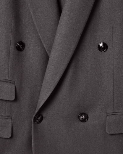 Suit oversized fit in fluid virgin wool