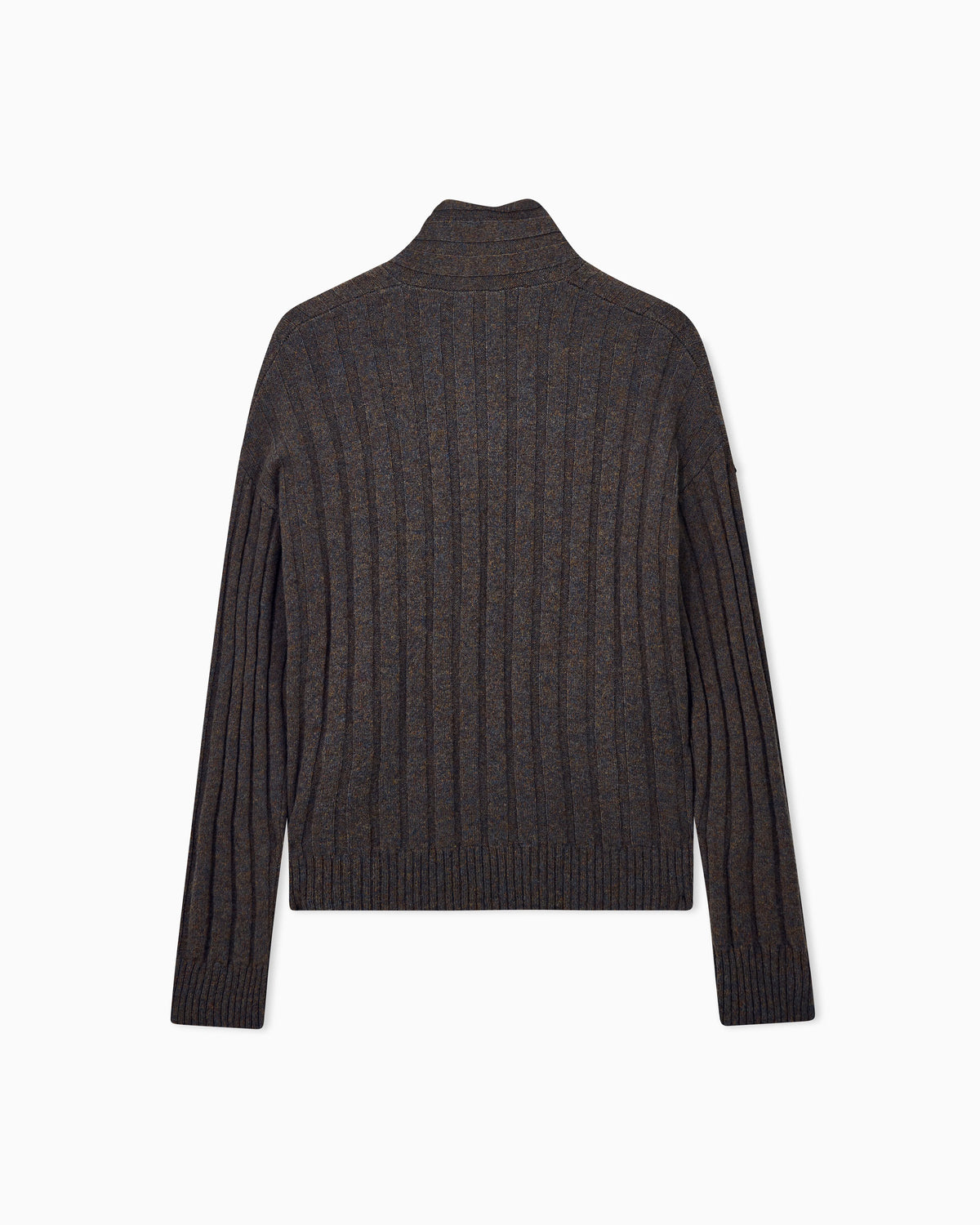 Sweater regular fit in wool with large rib stitch