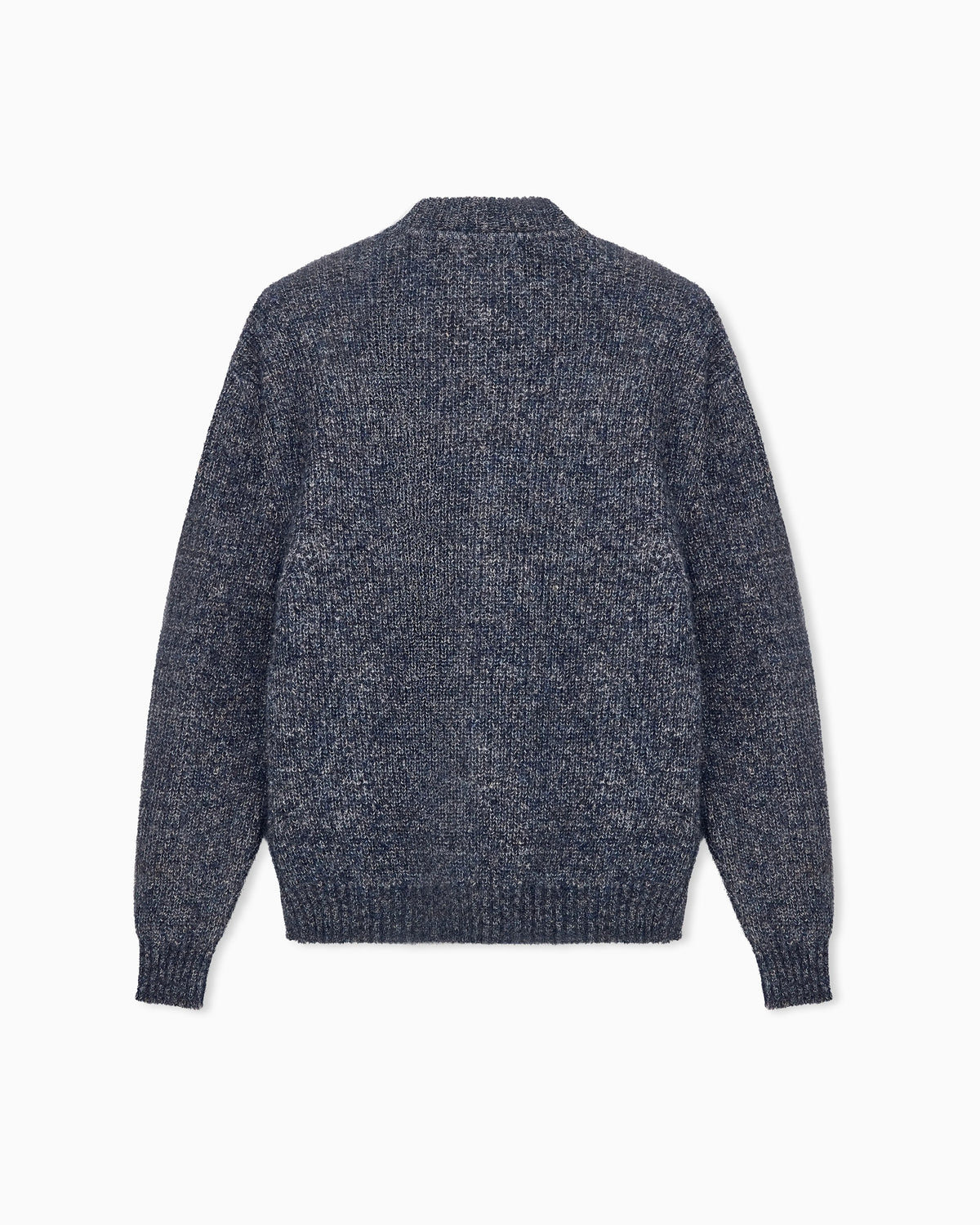 Cardigan regular fit mohair wool in half cardigan stitch