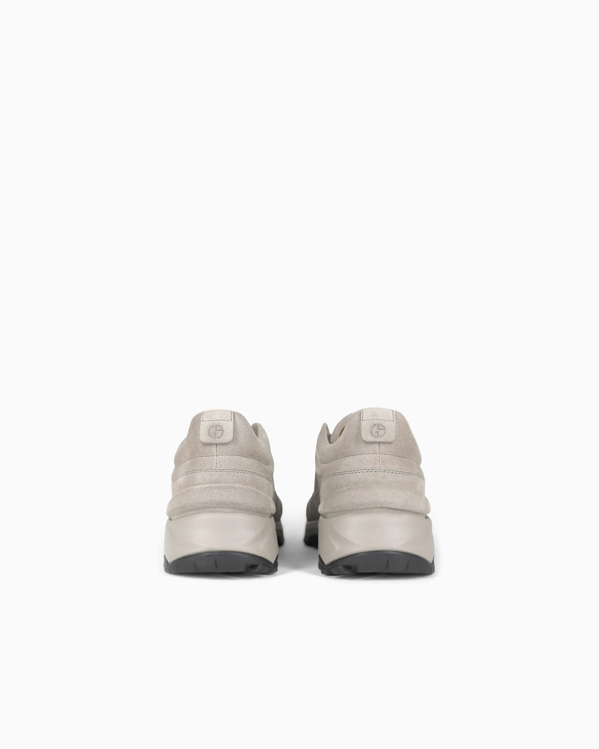 Laced Shoe in suede and leather