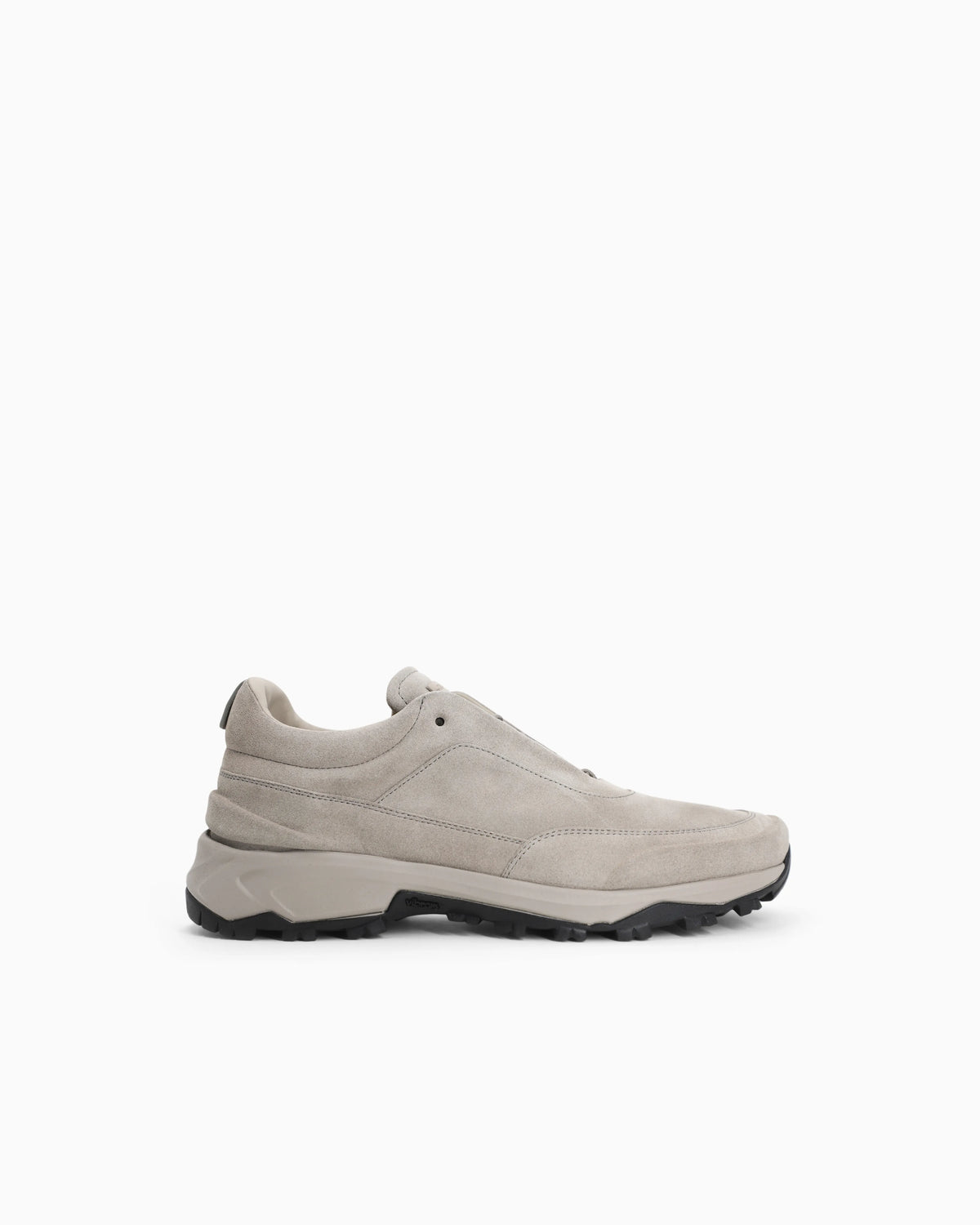 Laced Shoe in suede and leather