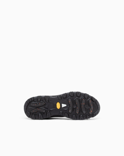 Laced Shoe in suede and leather