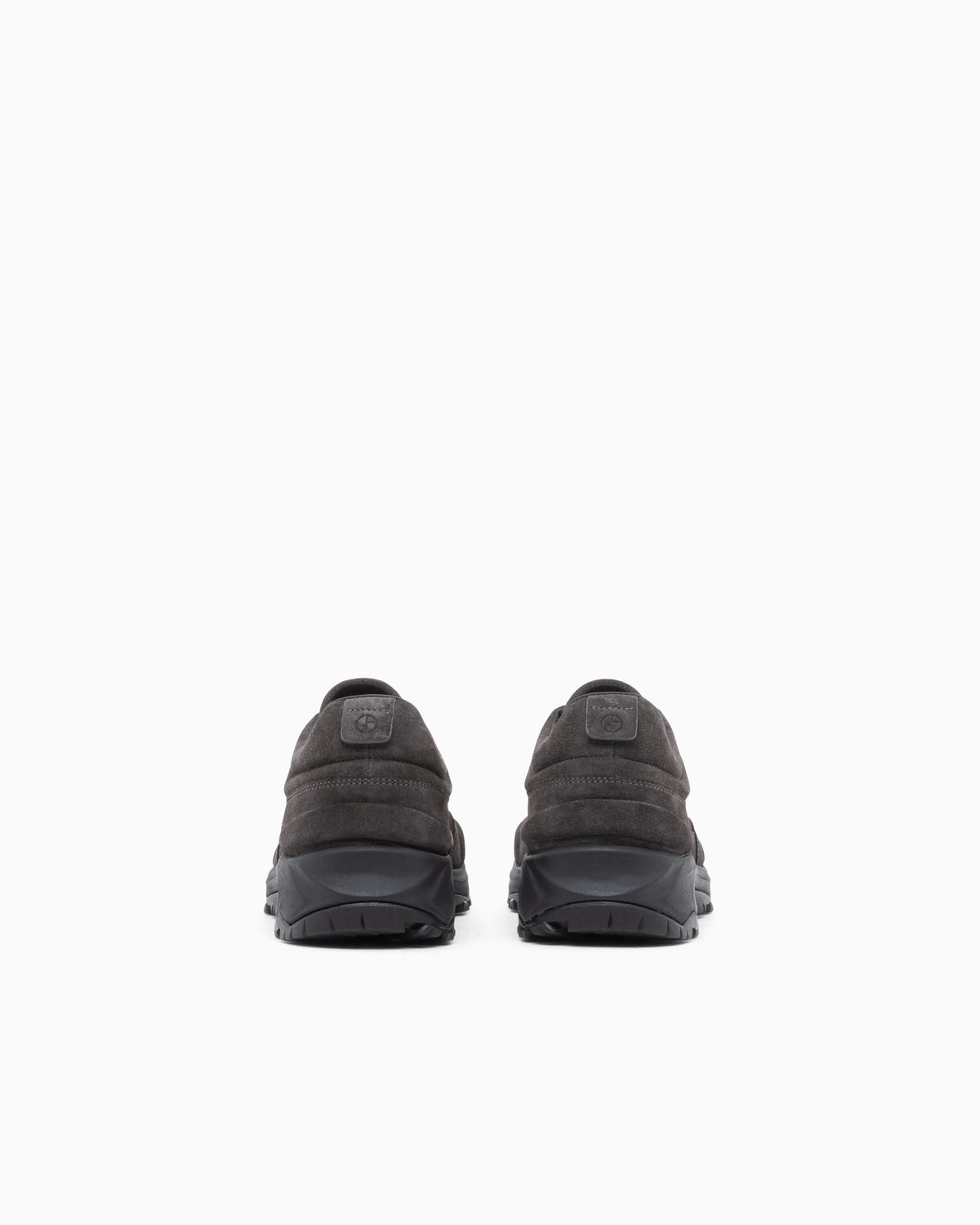 Laced Shoe in suede and leather