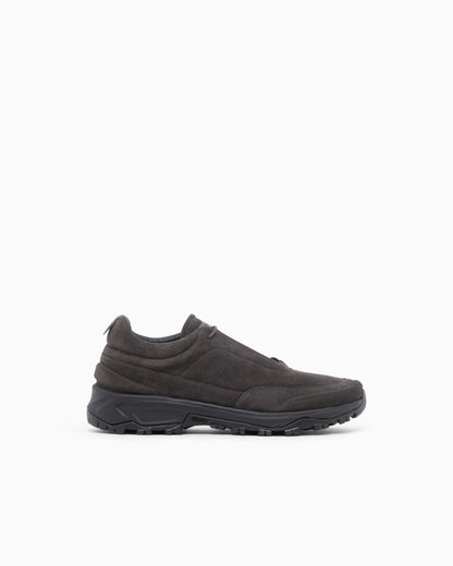 Laced Shoe in suede and leather