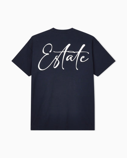 Cotton interlock jersey T-shirt with lettering on the back