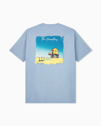 Cotton interlock jersey T-shirt with print on the back