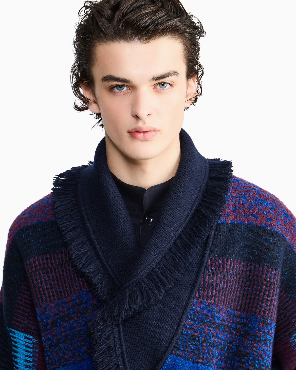 Giorgio Armani for Alanui cashmere blend cardigan