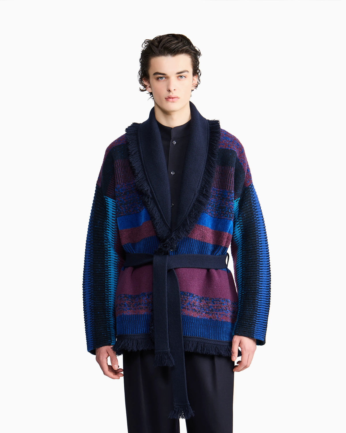 Giorgio Armani for Alanui cashmere blend cardigan
