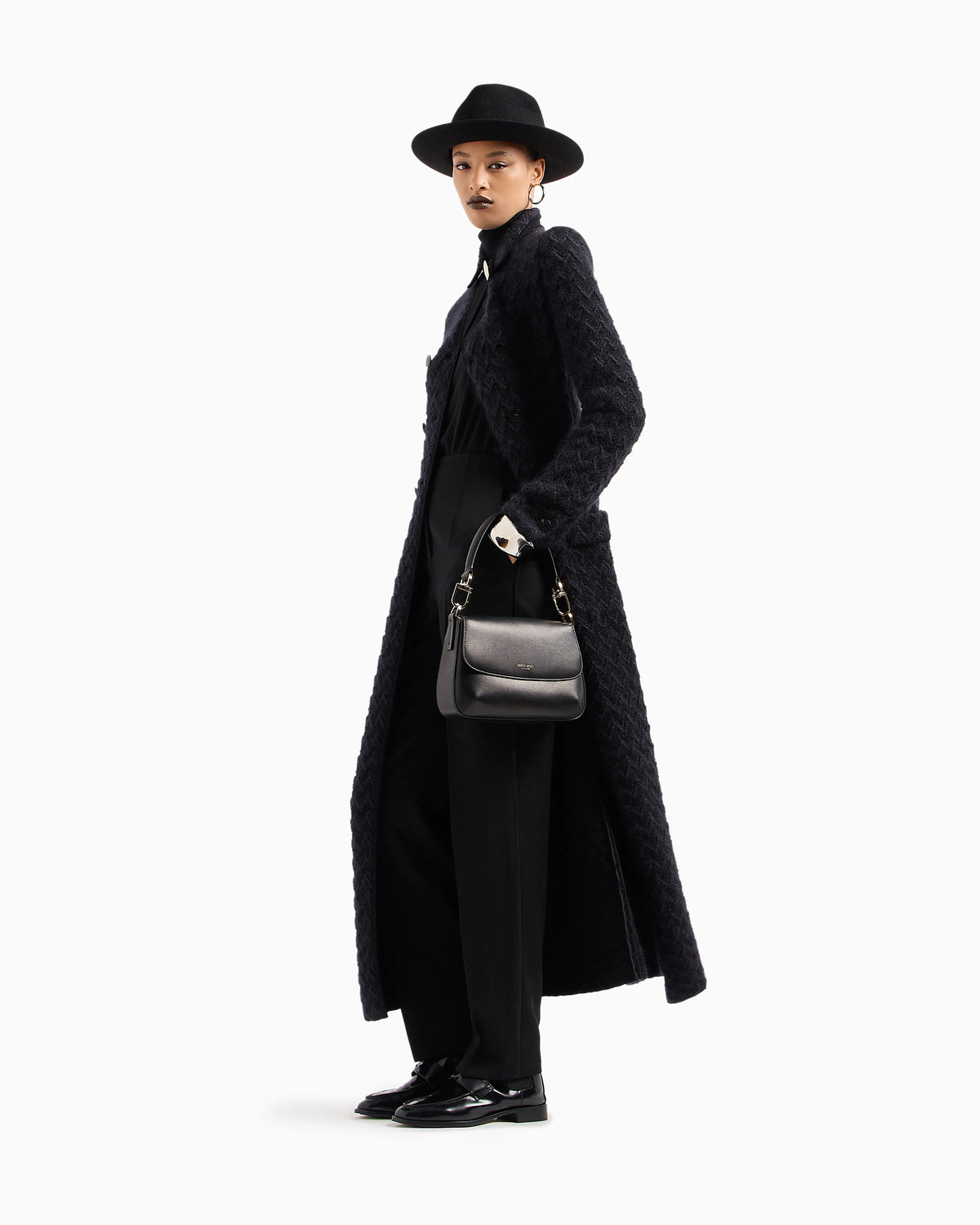 Virgin wool tuxedo trousers
